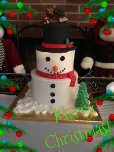 Snowman Cake